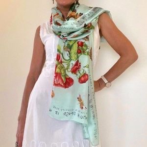 SILK SCARF LUXURY STYLE STOLES WOMEN HEADBAND